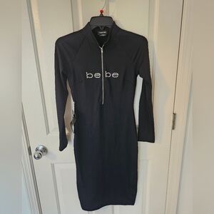 BEBE NWT Fitted Dress Made With Swarovski Elements Size S